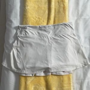 Lululemon White Tennis Skirt